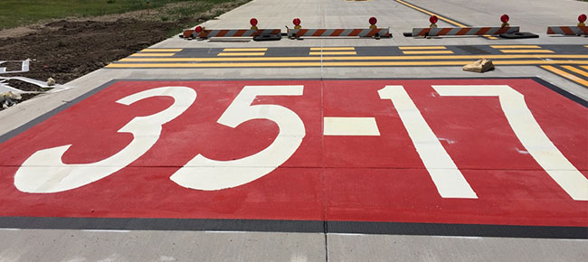 Airfield marking service