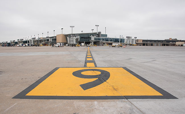 Airfield pavement marking